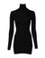 Dolce & Gabbana Black Long Sleeves Turtle Neck Mini Dress