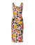 Dolce & Gabbana Multicolor Floral Knee Length Sheath Dress