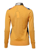 Dolce & Gabbana Multicolor Floral Long Sleeves Polo Top