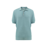 Gran Sasso Blue Cotton Polo Shirt