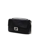 Fendi Black Leather Shoulder Bag