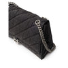 Balenciaga Black Fabric And Leather Shoulder Bag