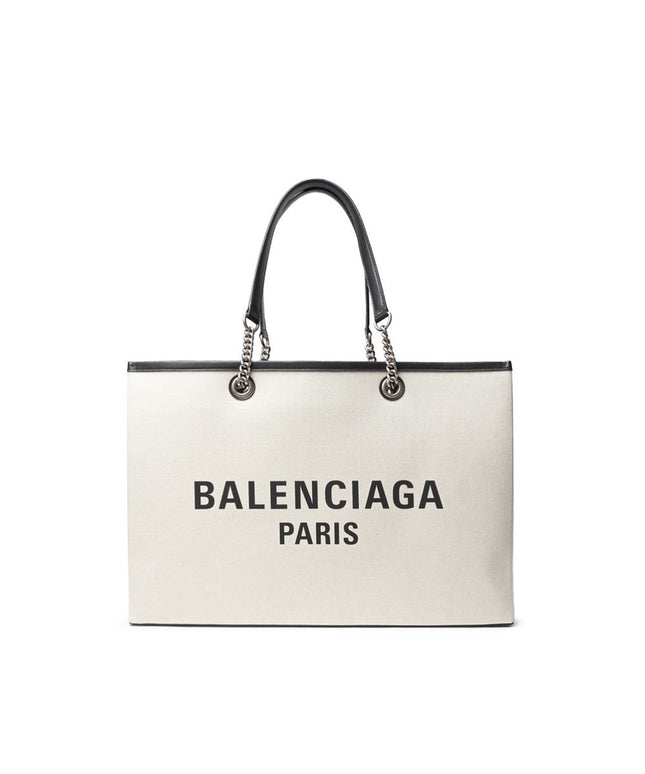 Balenciaga Gray Cotton Tote Bag