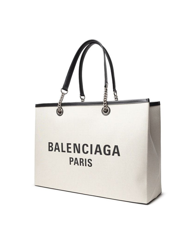 Balenciaga Gray Cotton Tote Bag