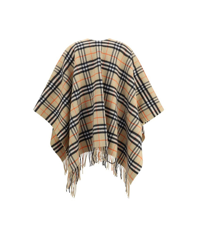 Burberry Archivio Check Cashmere Cape