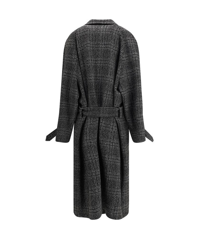 Balenciaga Check long Coat