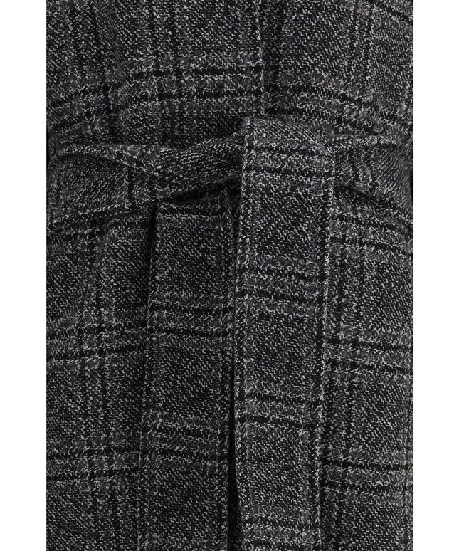 Balenciaga Check long Coat