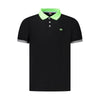 Norway 1963 Black Cotton Men Polo Shirt