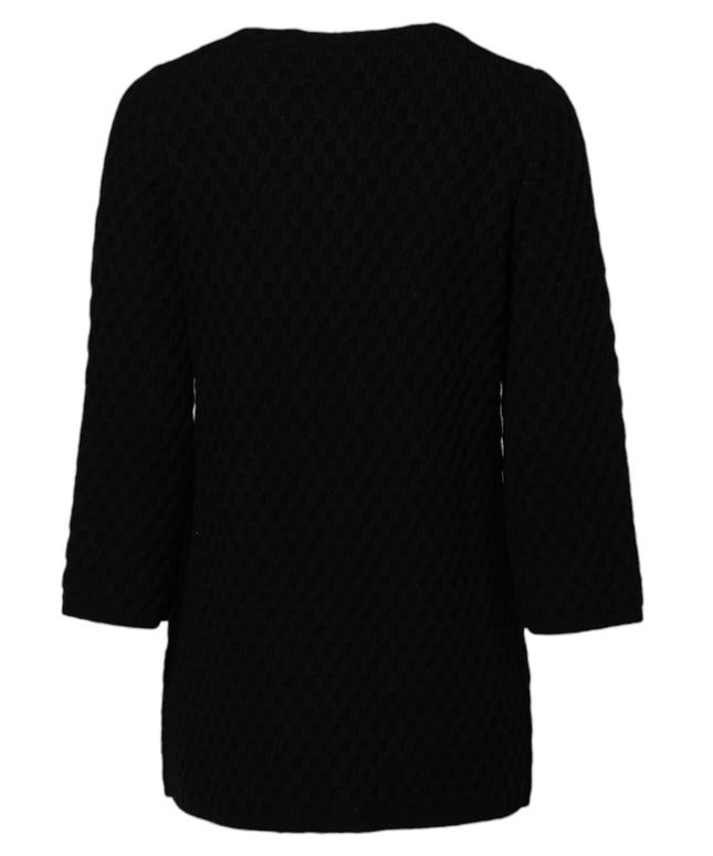 Dolce & Gabbana Black Cashmere Quilted Embellished Jacket