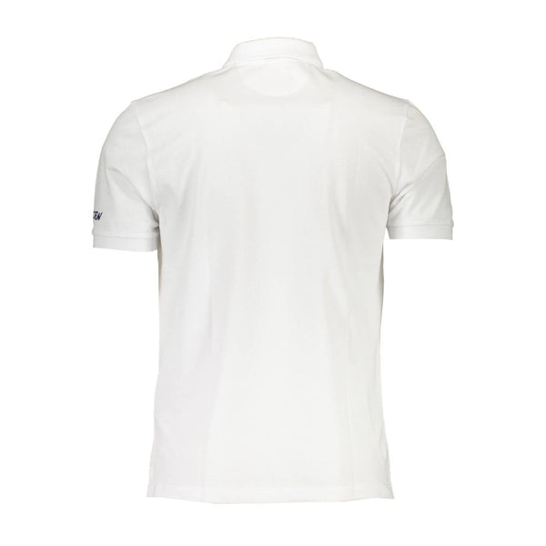 La Martina White Cotton Polo Shirt