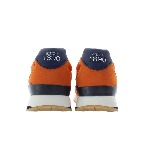 حذاء رياضي برتقالي من البوليستر من US POLO ASSN
