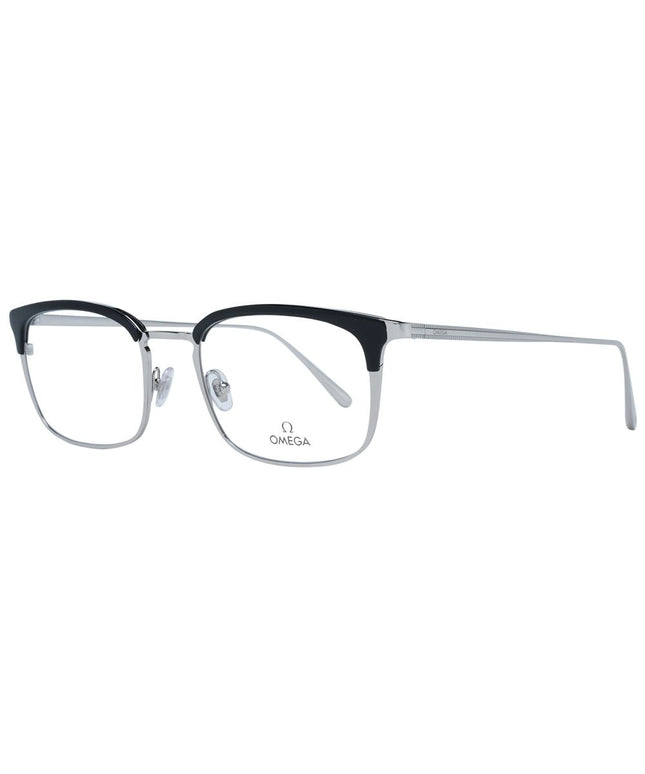 Omega Black Men Glasses Frame