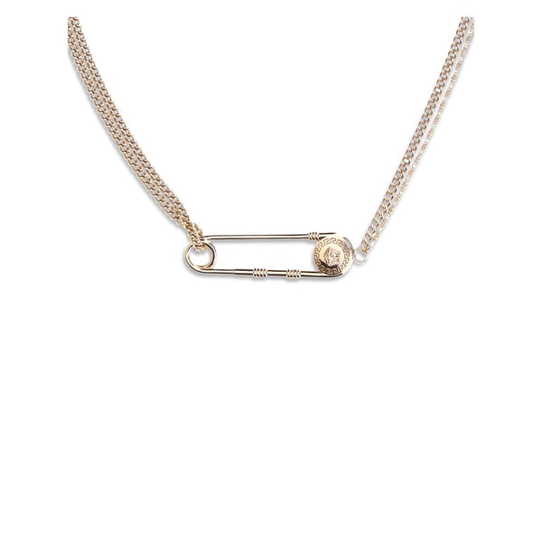 Versace Safety pin Necklace