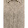 Fendi Chambray cropped Jacket