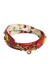 Dolce & Gabbana Multicolor Embellished Handbag Accessory Shoulder Strap