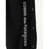 Comme Des Fuckdown Black Viscose Men Bermuda Short