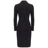 PINKO Black Viscose Dress