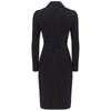 PINKO Black Viscose Dress