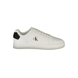 Calvin Klein Calvin Klein White Leather Men Sneaker (Shoe Size Men: EU40/US7, nan: nan, nan: nan)