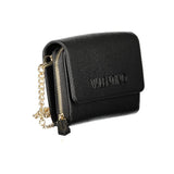 Mario Valentino Black Polyethylene Women Wallet Convertible Shoulder Bag