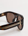 Dolce & Gabbana Dark Brown Havana DG4398F Square Frame Eyewear Sunglasses
