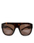 Dolce & Gabbana Dark Brown Havana DG4398F Square Frame Eyewear Sunglasses
