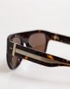 Dolce & Gabbana Dark Brown Havana DG4398F Square Frame Eyewear Sunglasses