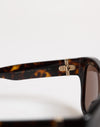Dolce & Gabbana Dark Brown Havana DG4398F Square Frame Eyewear Sunglasses