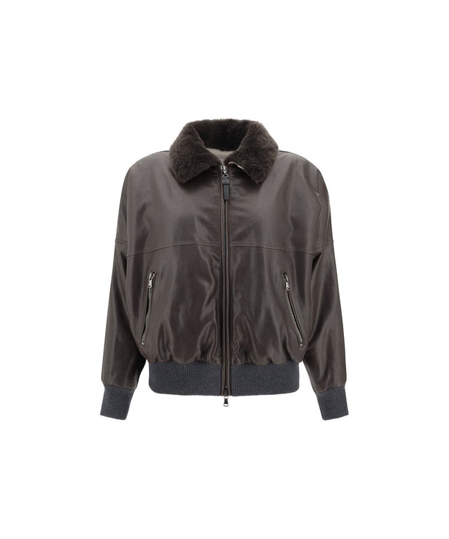Brunello Cucinelli Leather Jacket