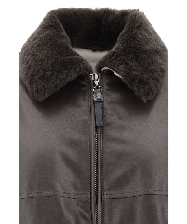Brunello Cucinelli Leather Jacket