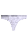 Dolce & Gabbana White Nylon Floral Lace Bottom Panty Underwear