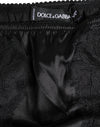 Dolce & Gabbana Black Silk Lace Stretch Bikini Panty Underwear