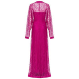 PINKO Purple Nylon Dress