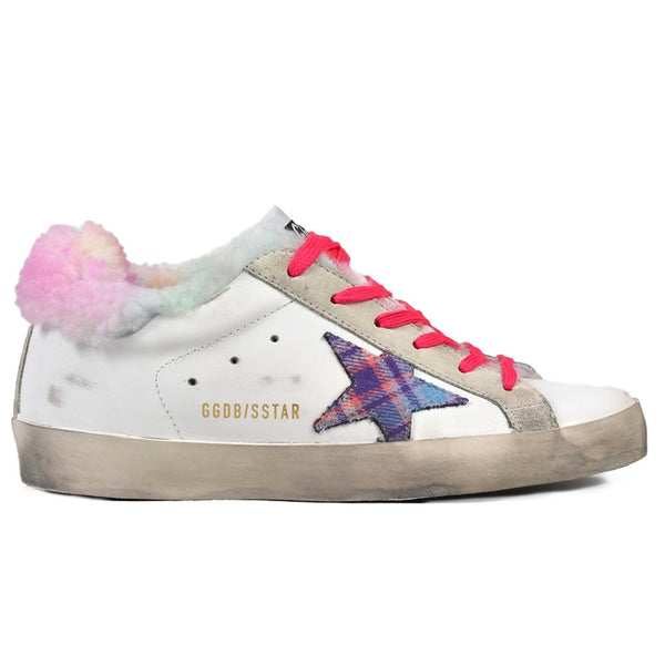 حذاء رياضي جلدي أبيض من Golden Goose