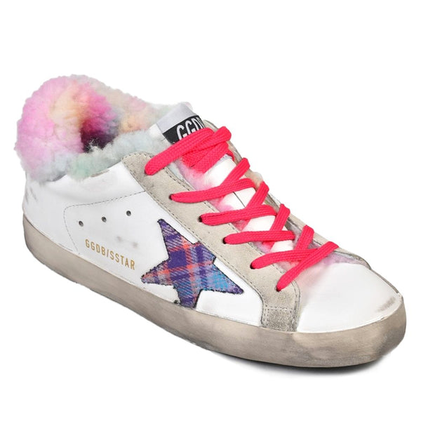 حذاء رياضي جلدي أبيض من Golden Goose