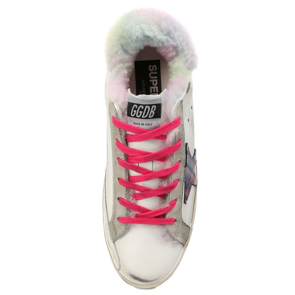 حذاء رياضي جلدي أبيض من Golden Goose