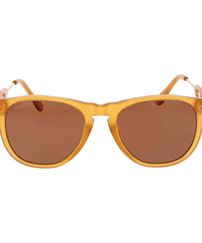 Serengeti Orange Men Sunglass