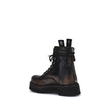R13 Lace-up Ankle Boots