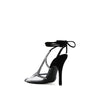 حذاء Attico Venus Chrome Slingback Pumps