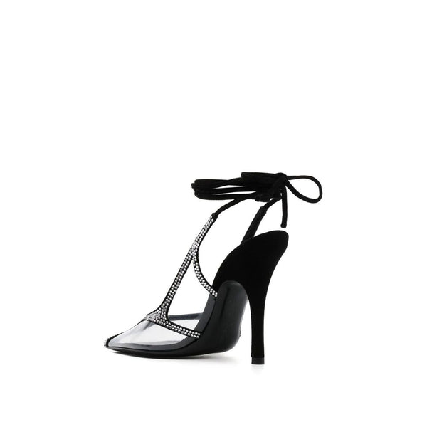 حذاء Attico Venus Chrome Slingback Pumps