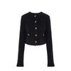 سترة من Balenciaga Crop Bouclé