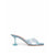 Amina Muaddi Lupita Glass Pvc Denim Mules