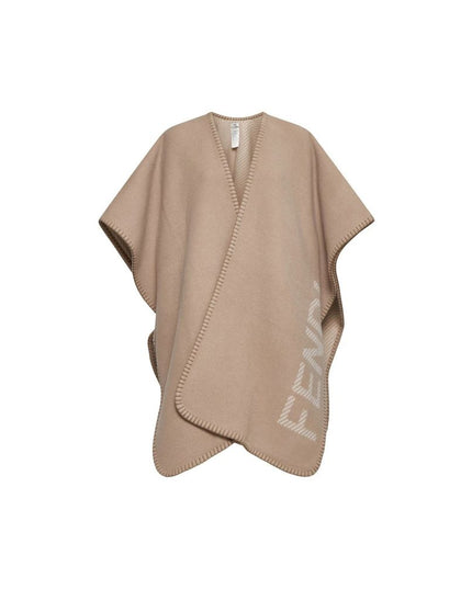 Fendi Wool And Cashmere Poncho