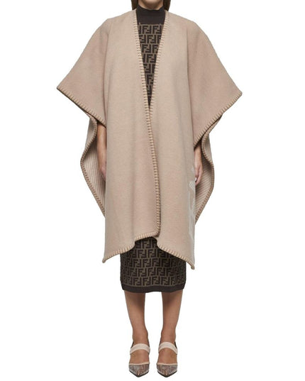 Fendi Wool And Cashmere Poncho
