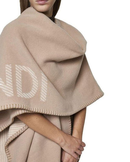 Fendi Wool And Cashmere Poncho