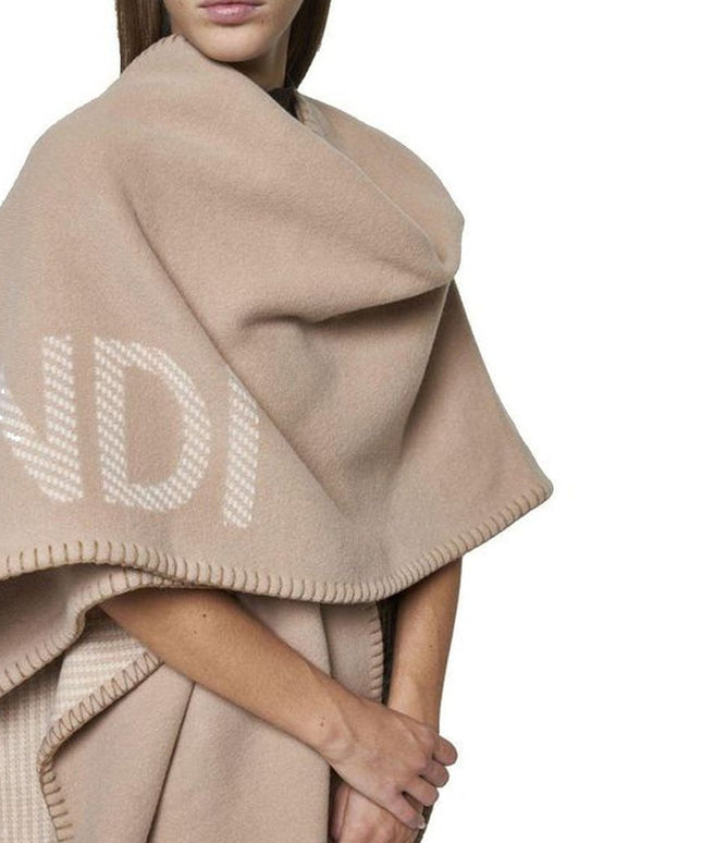 Fendi Wool And Cashmere Poncho