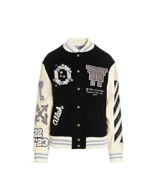 Off-White Wool Bomber Jacket