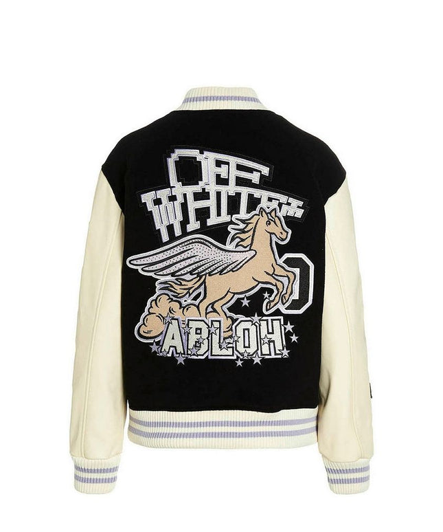 Off-White Wool Bomber Jacket