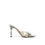Amina Muaddi Alexa Glass 95 Snake Sandals