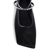 Amina Muaddi Mesh Crystal Ballerina Flats